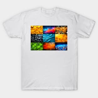 Mosaic luxurious divers backgrounds T-Shirt